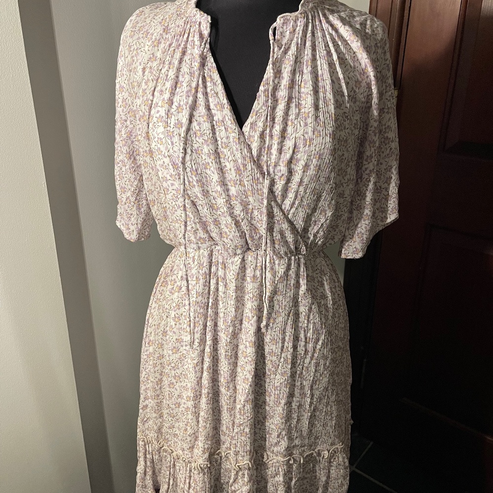 Dress Medium purple flowered